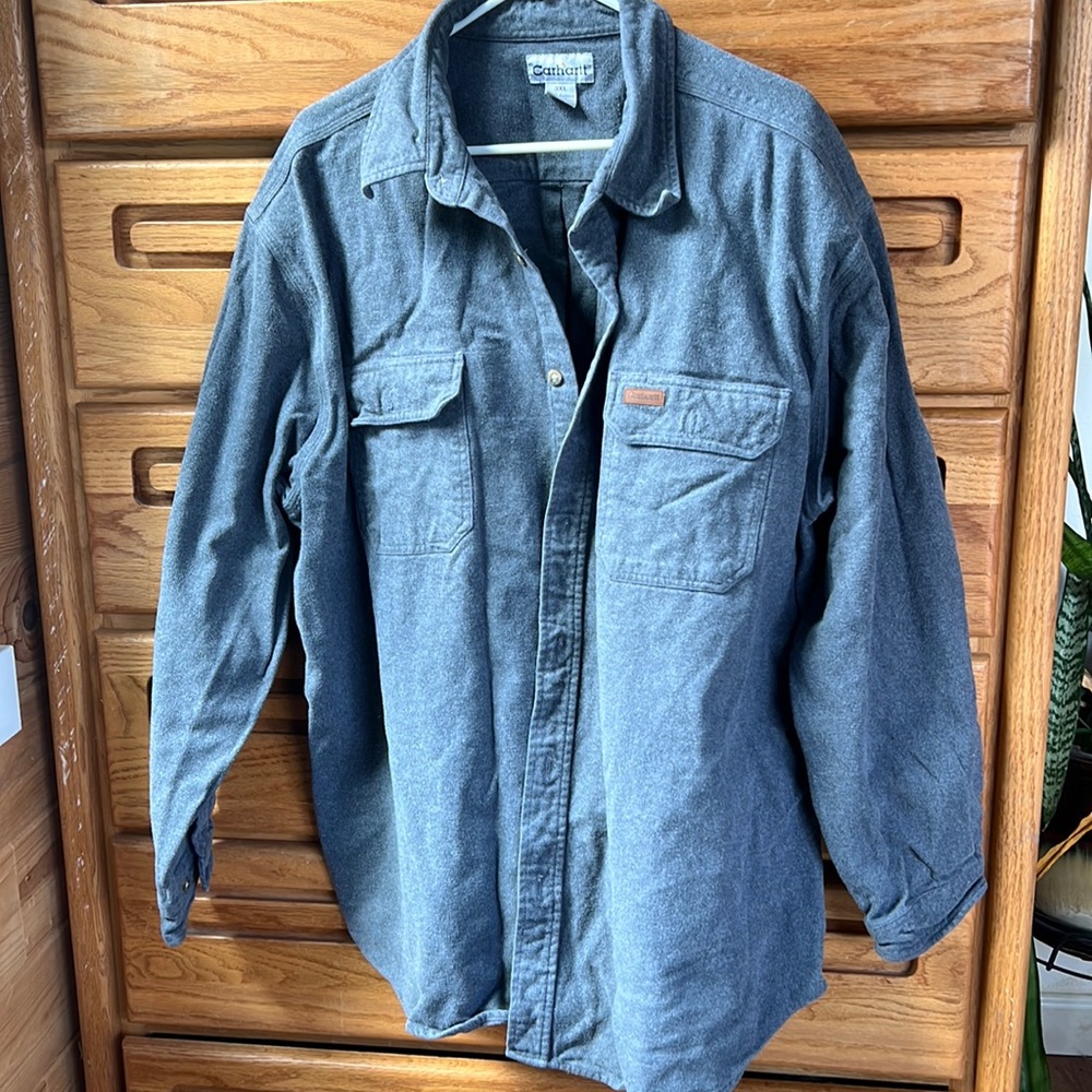 Carhartt 100% cotton long sleeve button up.